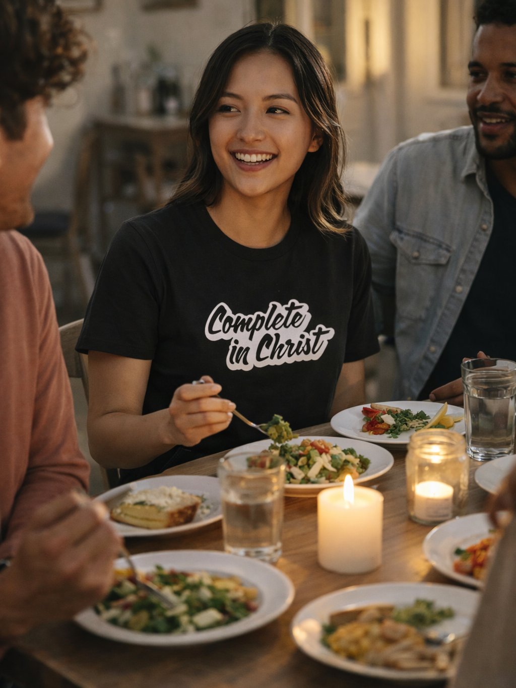 Complete in Christ Silhouette T-Shirt product image (83)