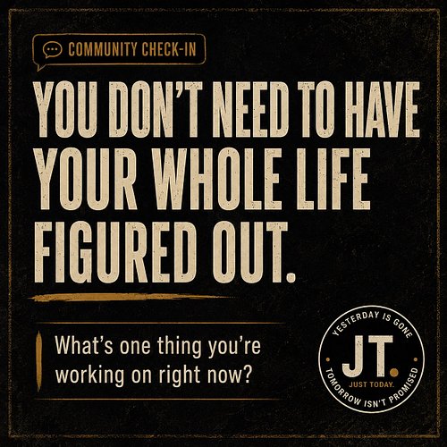 Let’s start this page the same way I want it to continue.

With a conversation.

What’s one thing you’re working on in your l...