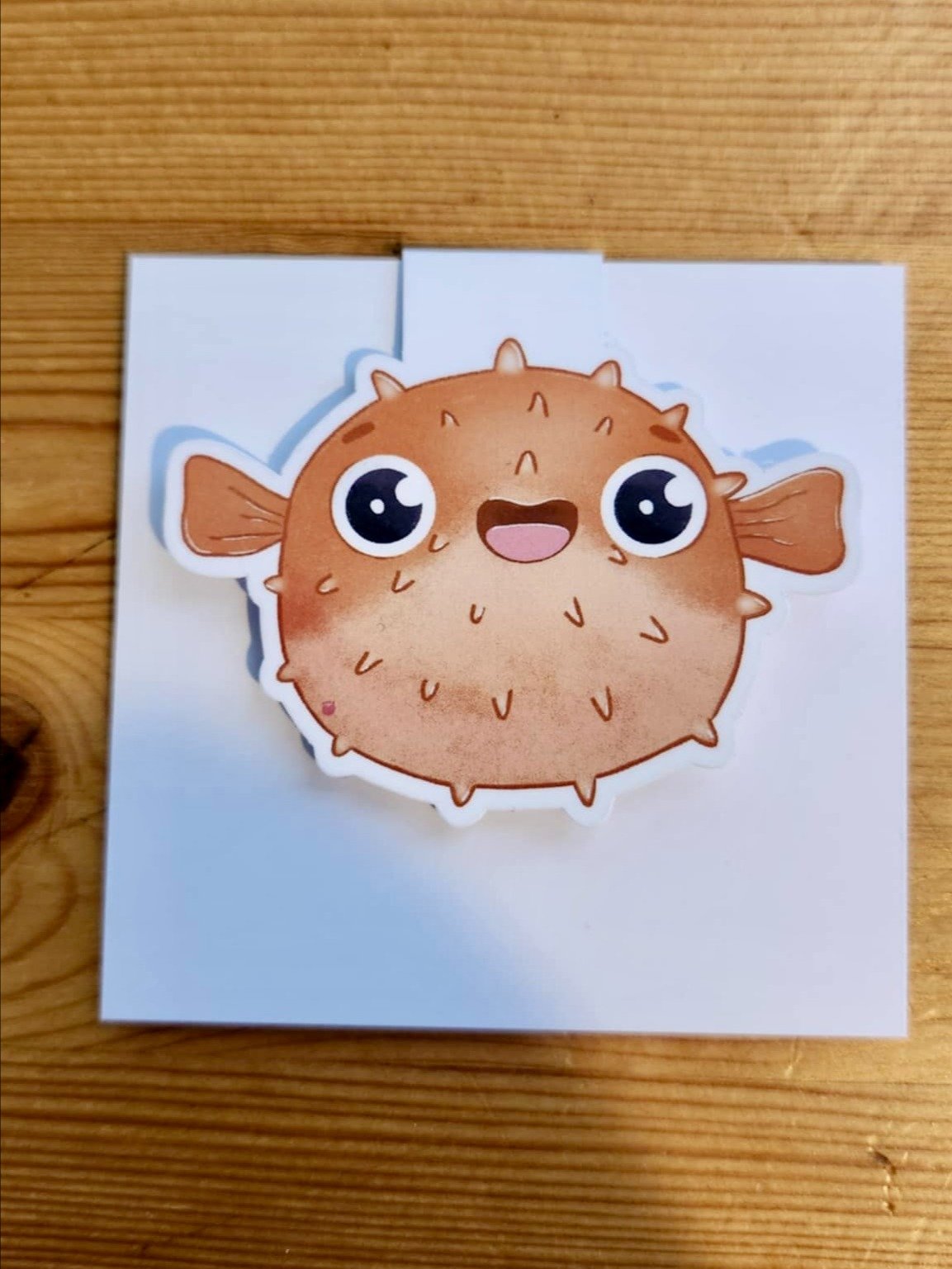 Puff the Blowfish Magnetic Bookmark product image (1)