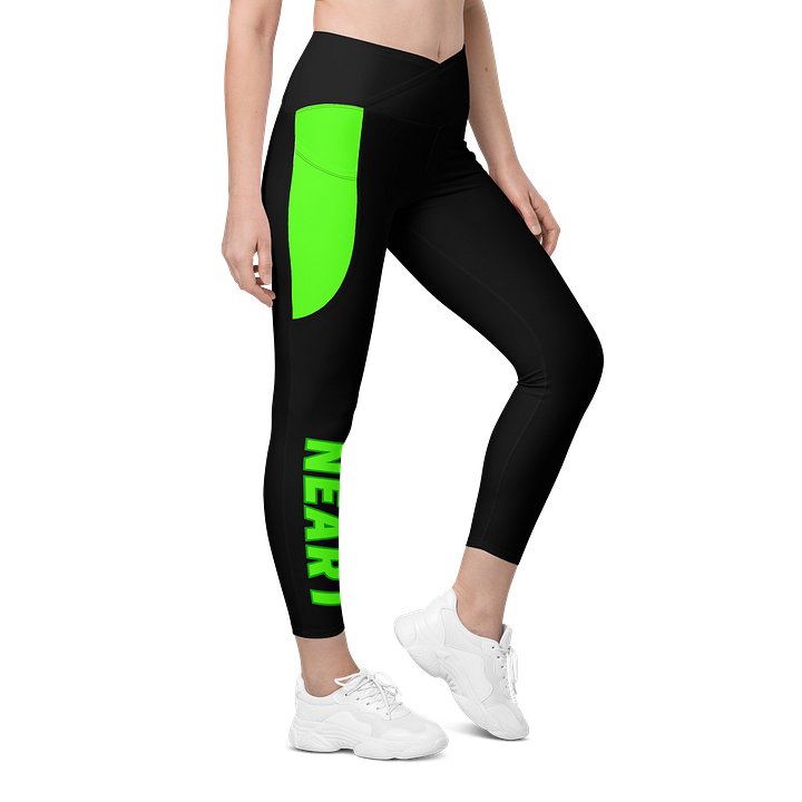 Neart | Crossover Semi Compression Workout Leggings with Pockets & Sun protection product image (2)
