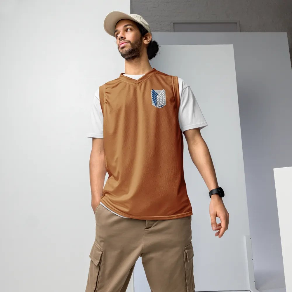 Attack on Titan Scout Regiment Logo Basketball Jersey product image (5)