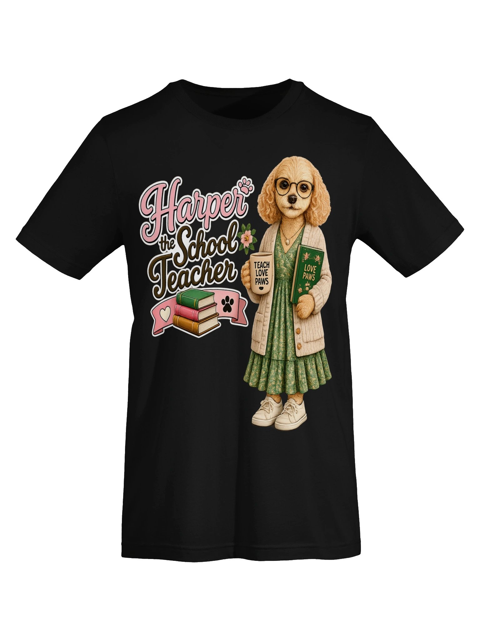 Harper the School Teacher Dog Adult Shirt product image (54)