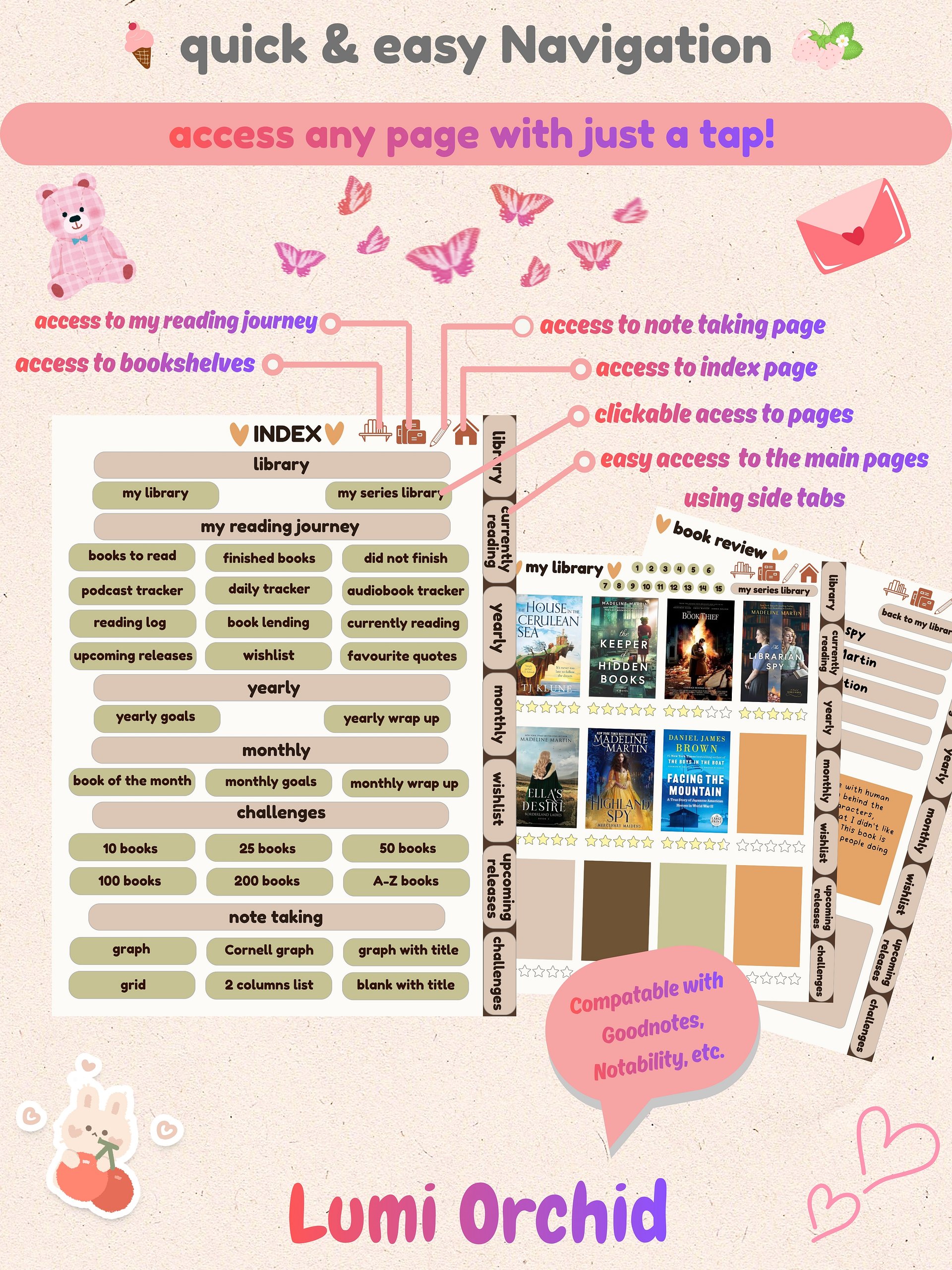 Digital Reading Journal product image (2)
