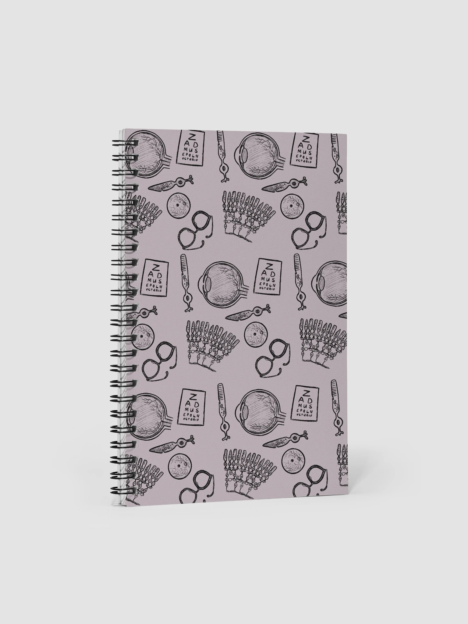 Ophthalmology Sketches Spiral Notebook product image (1)