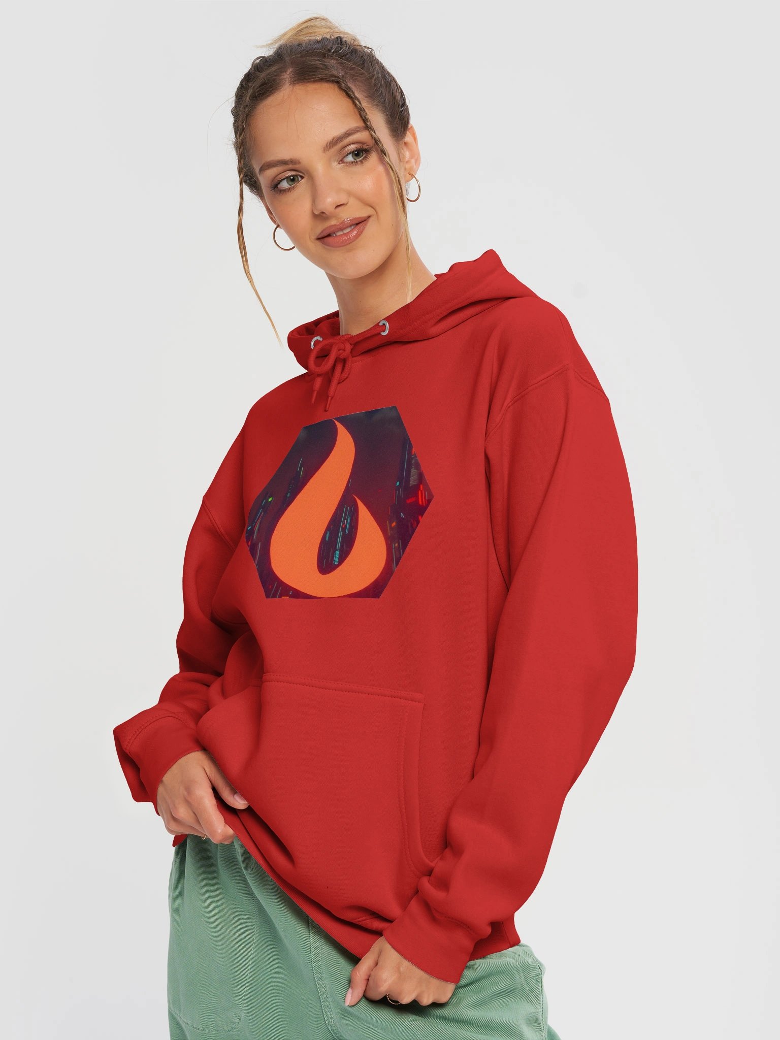"Dystopian Burn" Pullover Hoodie product image (3)
