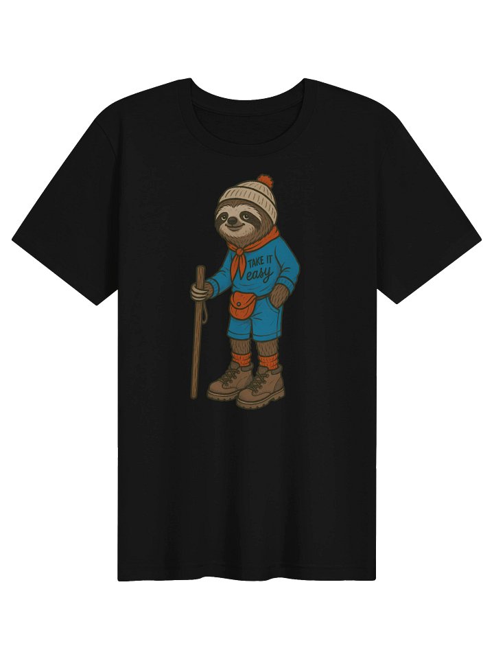 Take It Easy Sloth Hiking Tee product image (1)