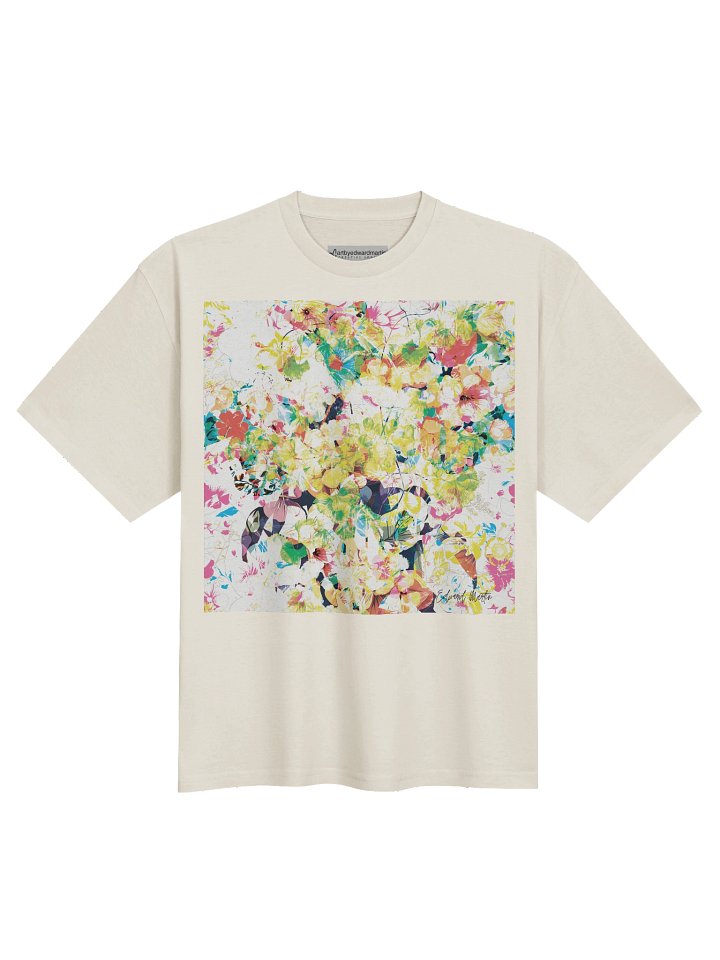 'Efervescencia Floral' (Floral Effervescence} by Edward Martin Oversized Tee product image (2)