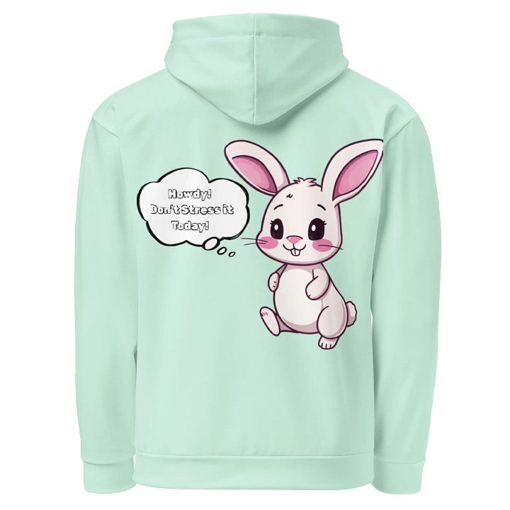 "Don't Stress It" Hoodie (Pastel Green) product image (2)
