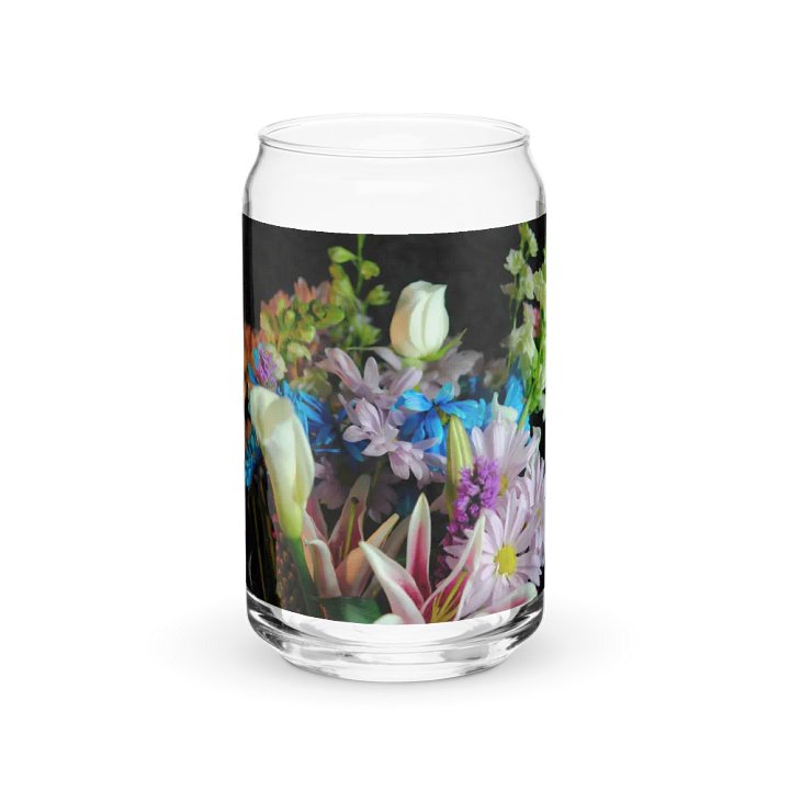Flowers 292 Can Shaped Glass product image (1)