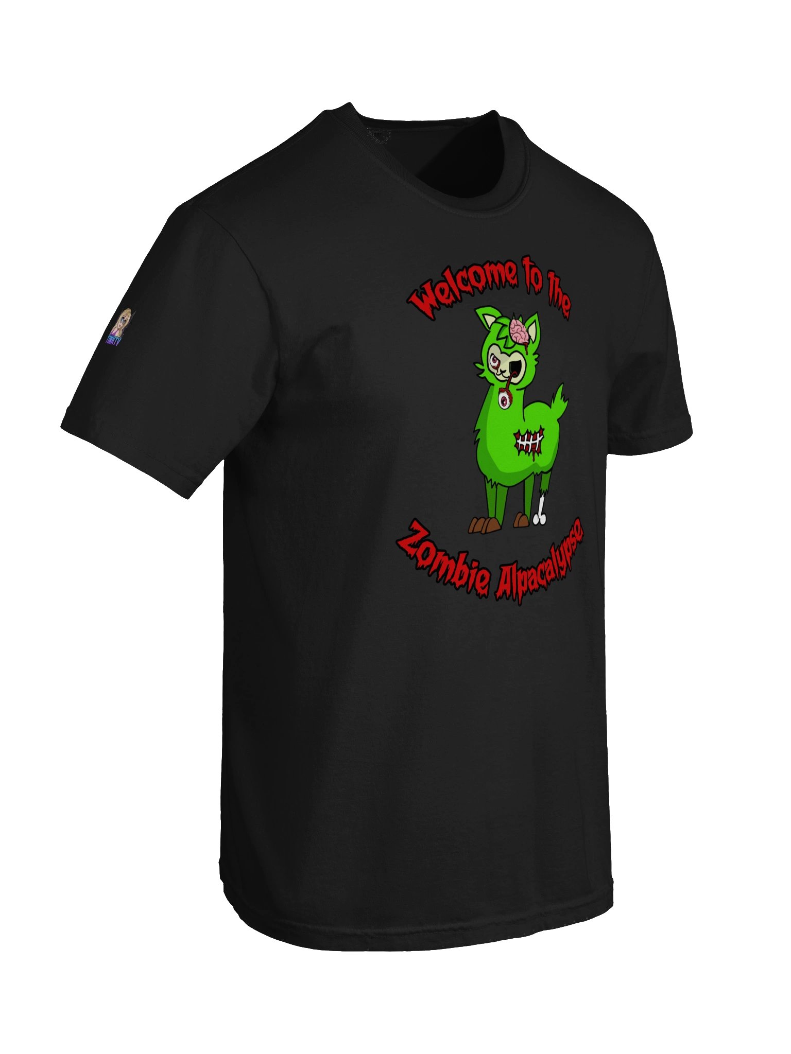 Zombie Alpacalypse T-shirt product image (28)