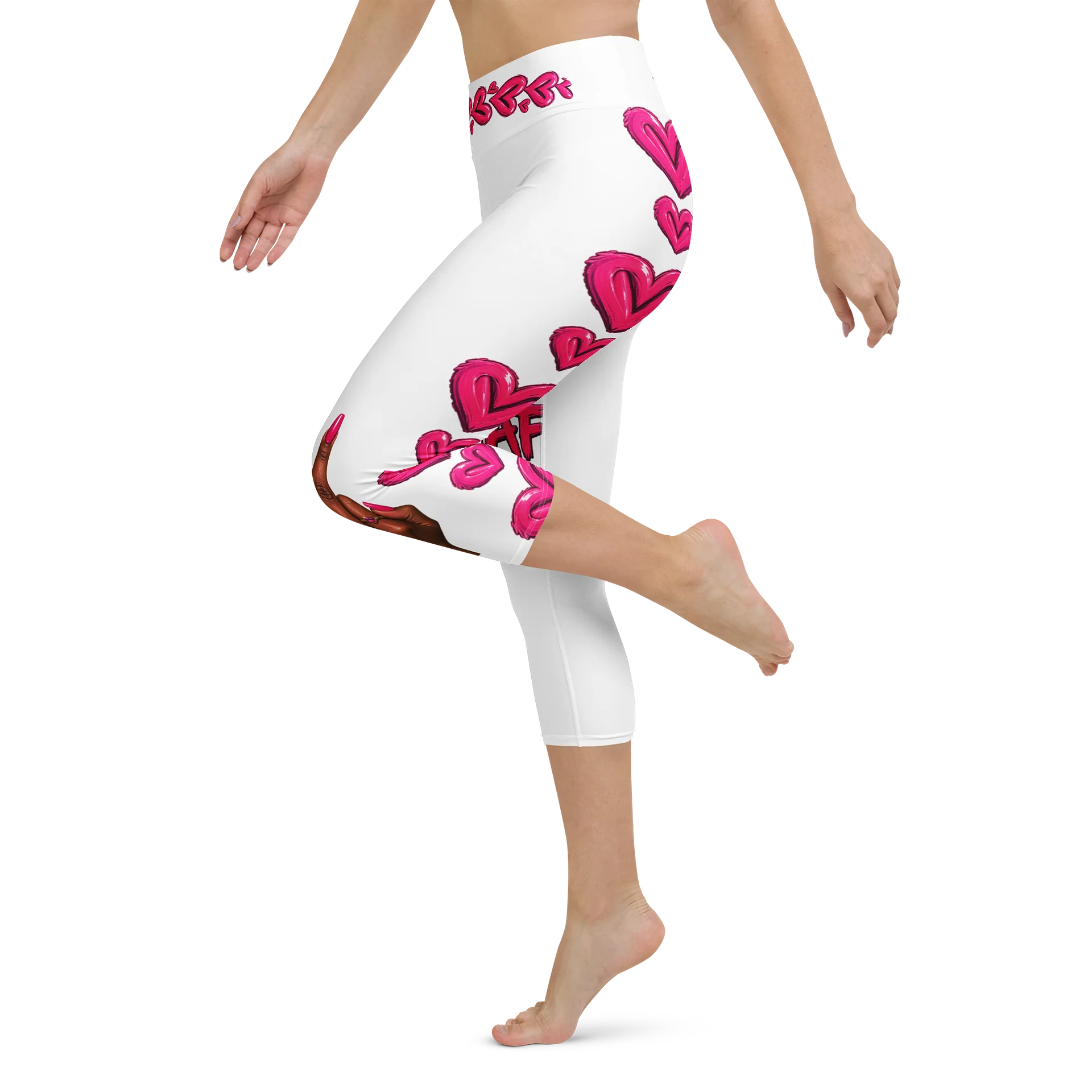 From the Bottom of My Heart IDGAF Capri Leggings product image (5)