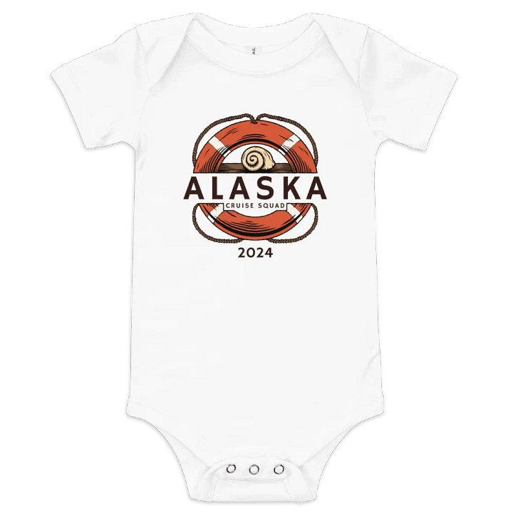 Alaska Cruise 2024 Family Matching White Baby Bodysuit product image (2)