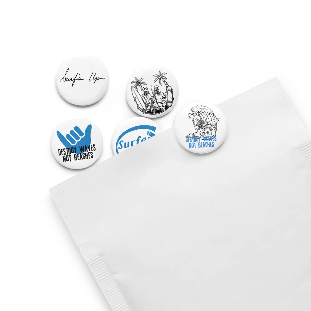 Surfer Pin Button Set product image (13)
