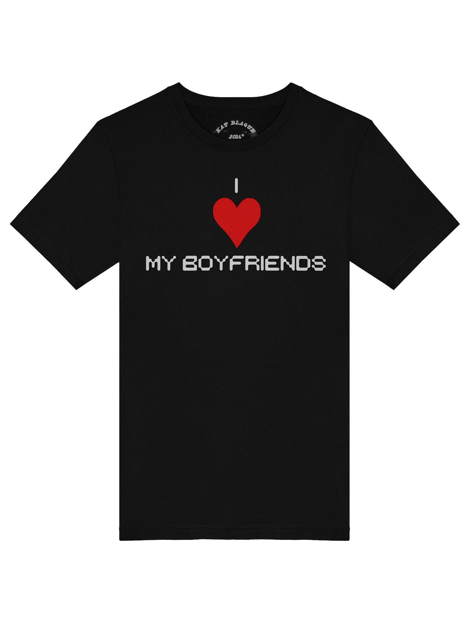 I Love My Boyfriends Super Soft White Ink Tee product image (29)