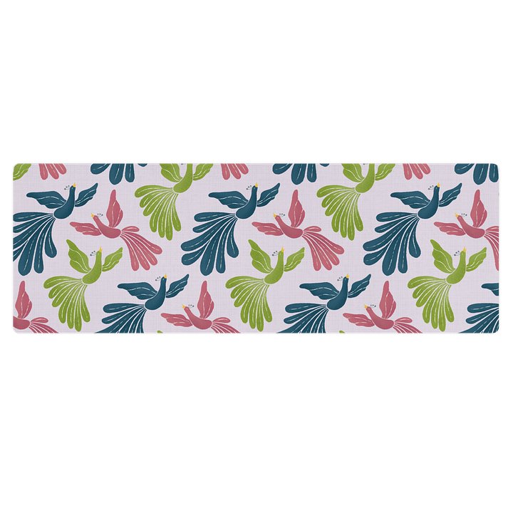 Mid-Century Modern Firebirds Yoga Mat product image (1)
