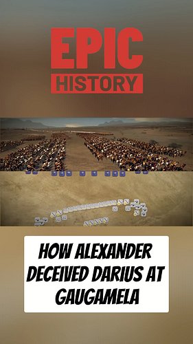 Alexander faced Darius with half the army. So how did he win? Deception. His legendary feint to the right was a psychological...