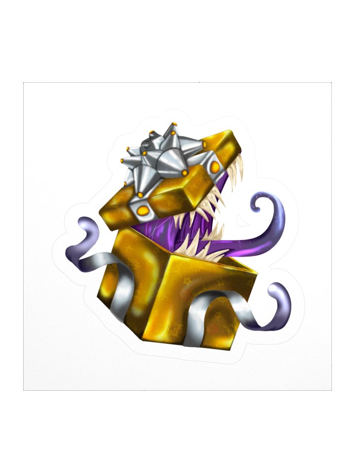 Golden Mimic Present sticker product image (1)