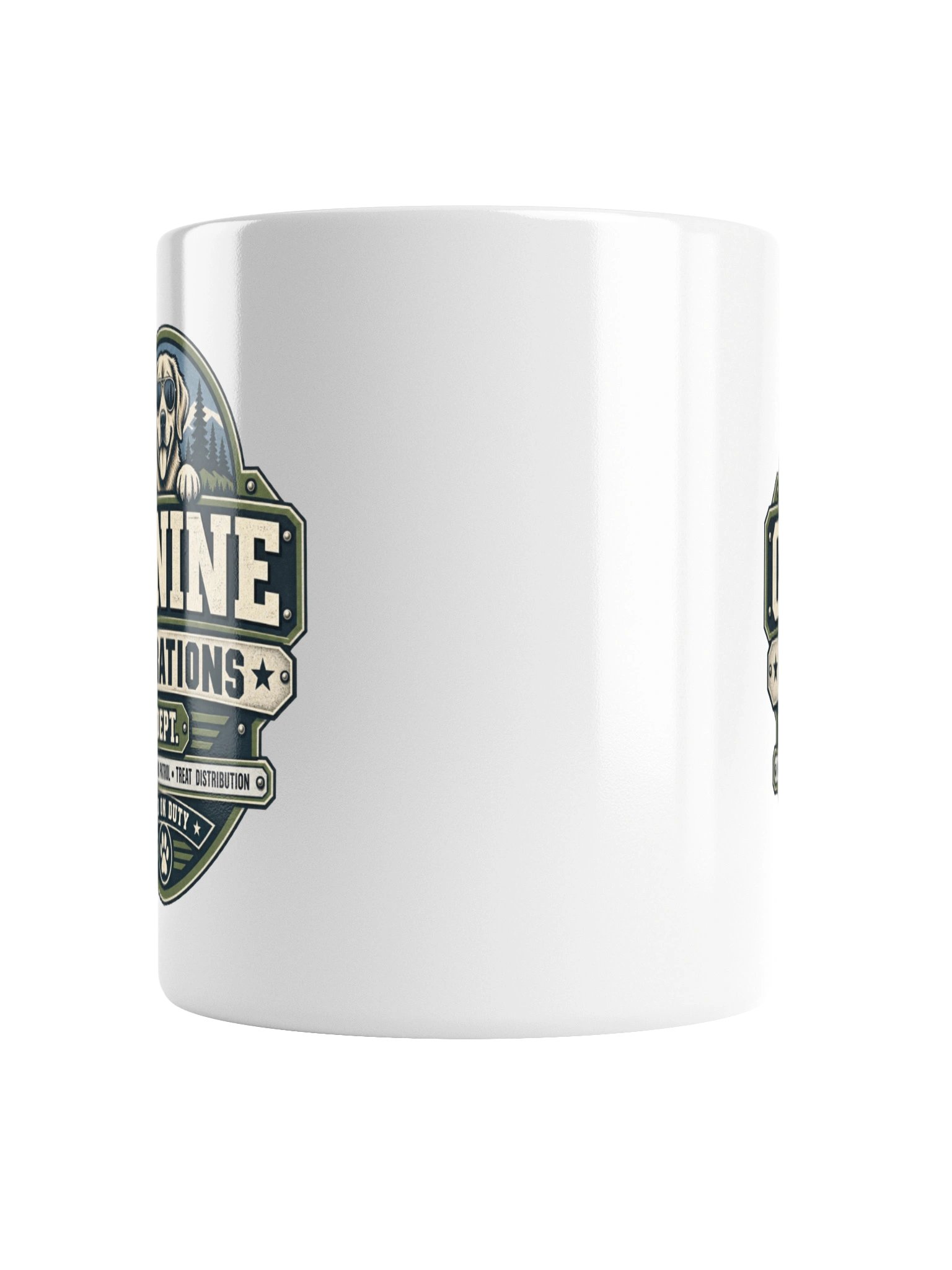 Canine Operations Dept. Mug | Funny Dog Dad Coffee Mug product image (5)