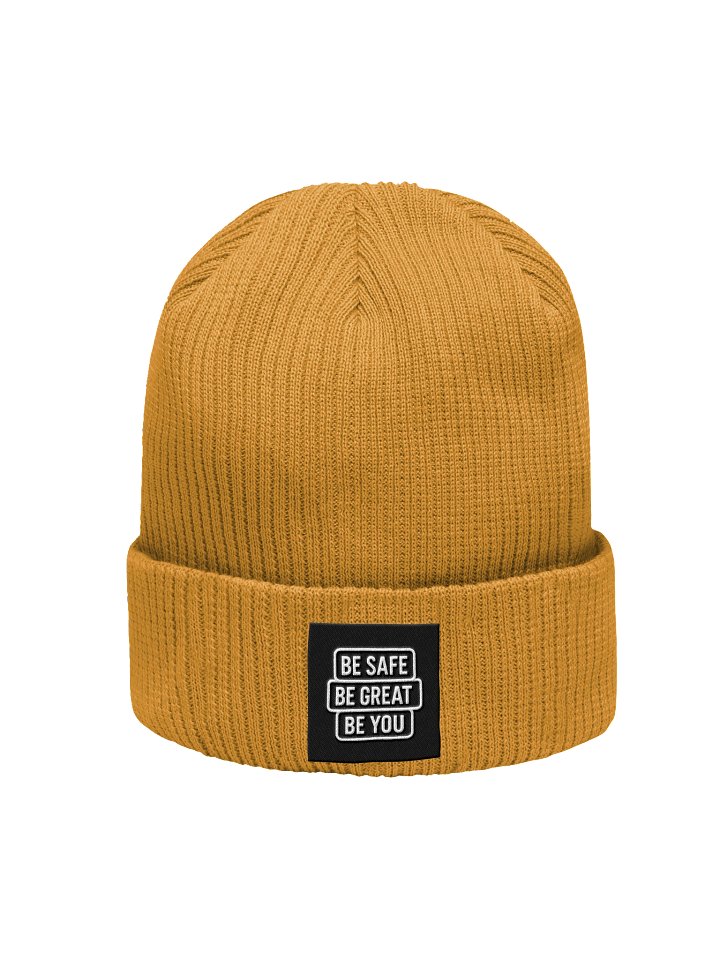 Be Safe, Be Great, Be You Ribbed Beanie product image (10)