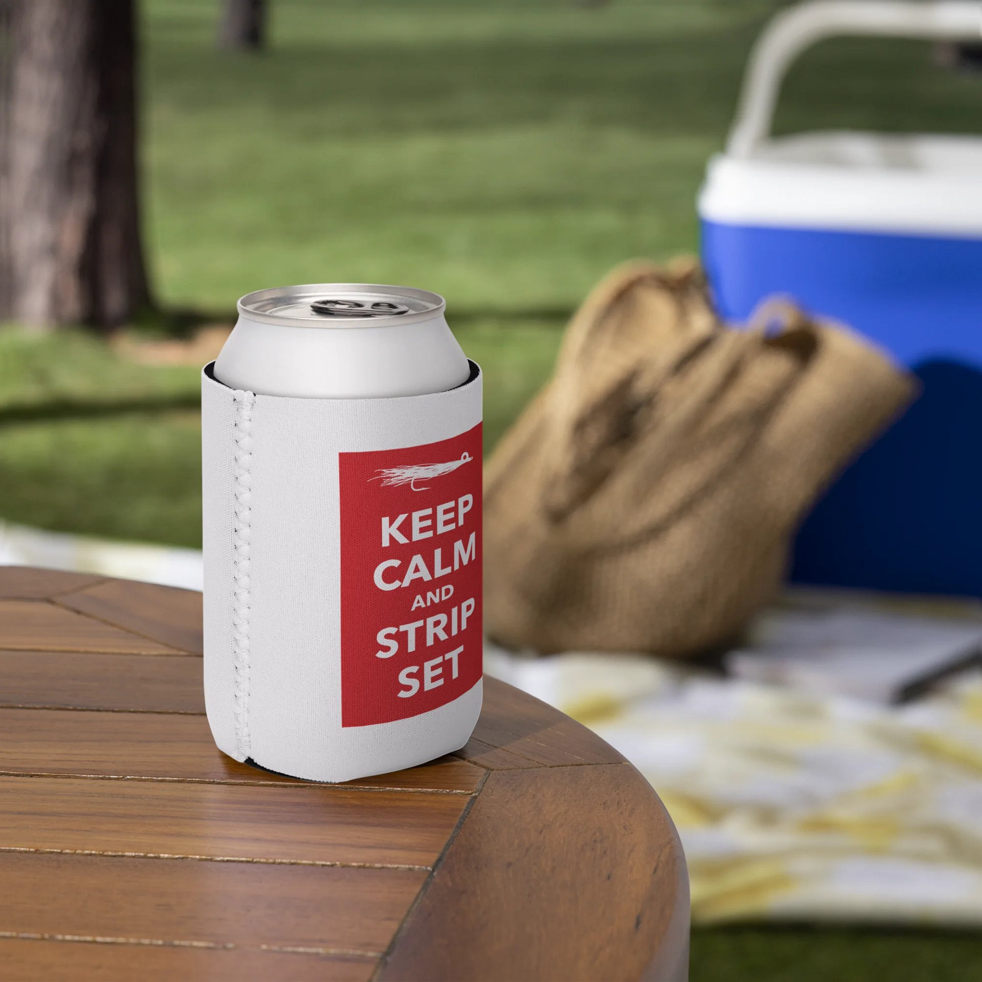 Keep Calm and Strip Set Koozie product image (5)