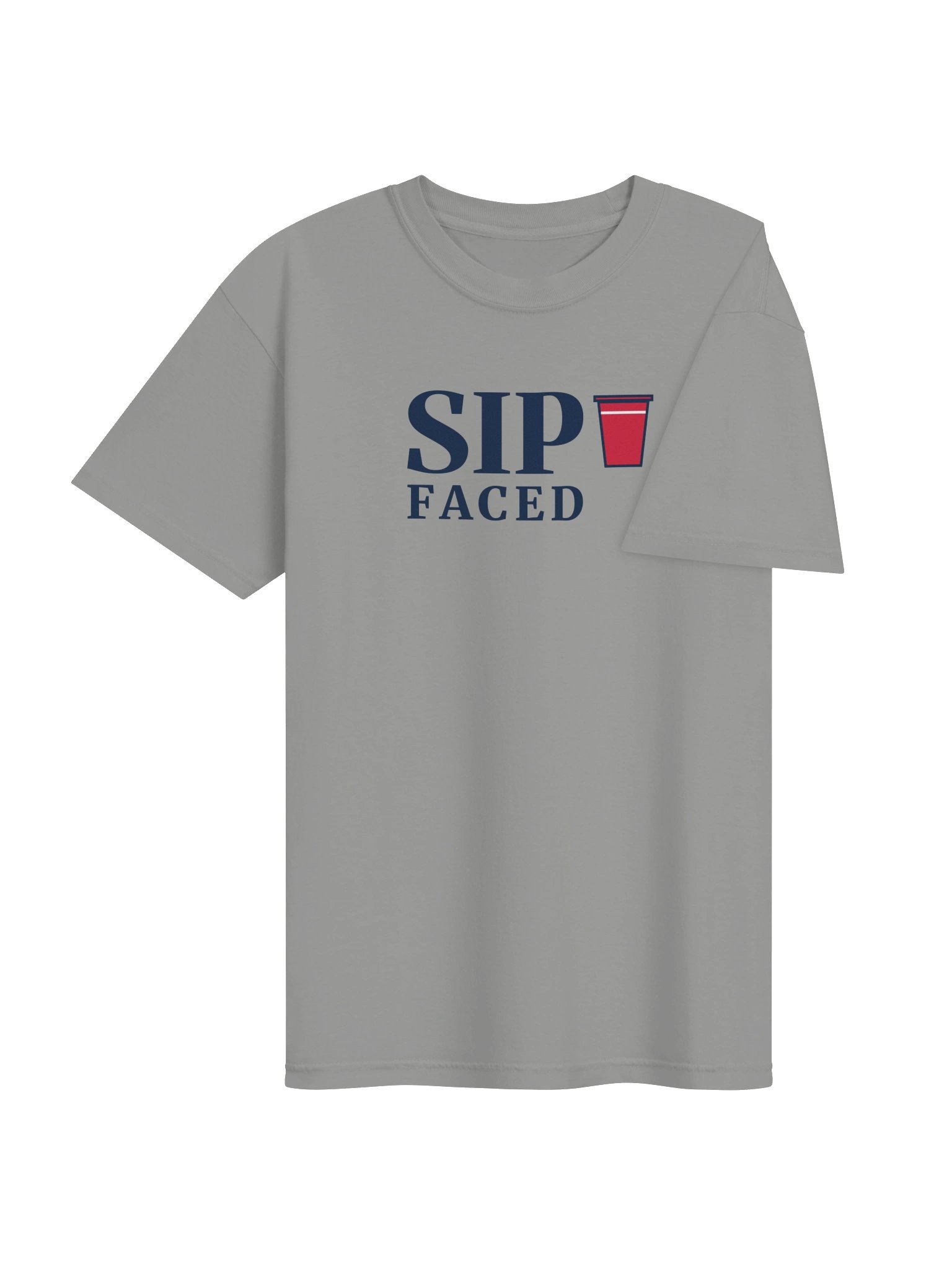 Sip Faced Classic Tee - Navy Print product image (11)