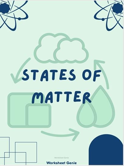 States of Matter (Worksheets) product image (1)