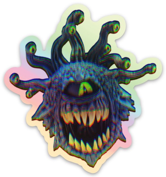 3" Holographic Sticker (Gazer) product image (1)