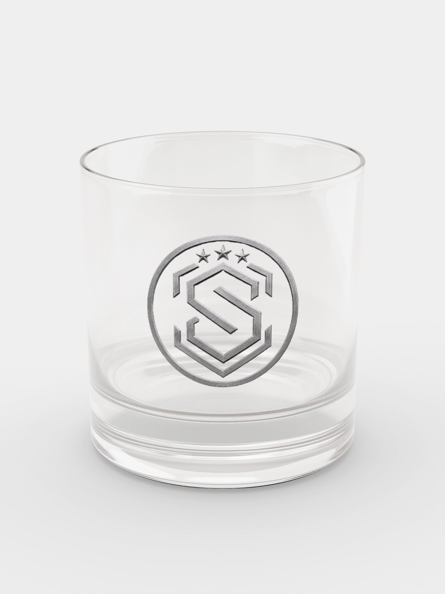 SitRep Monochrome Logo Rocks Glass product image (4)
