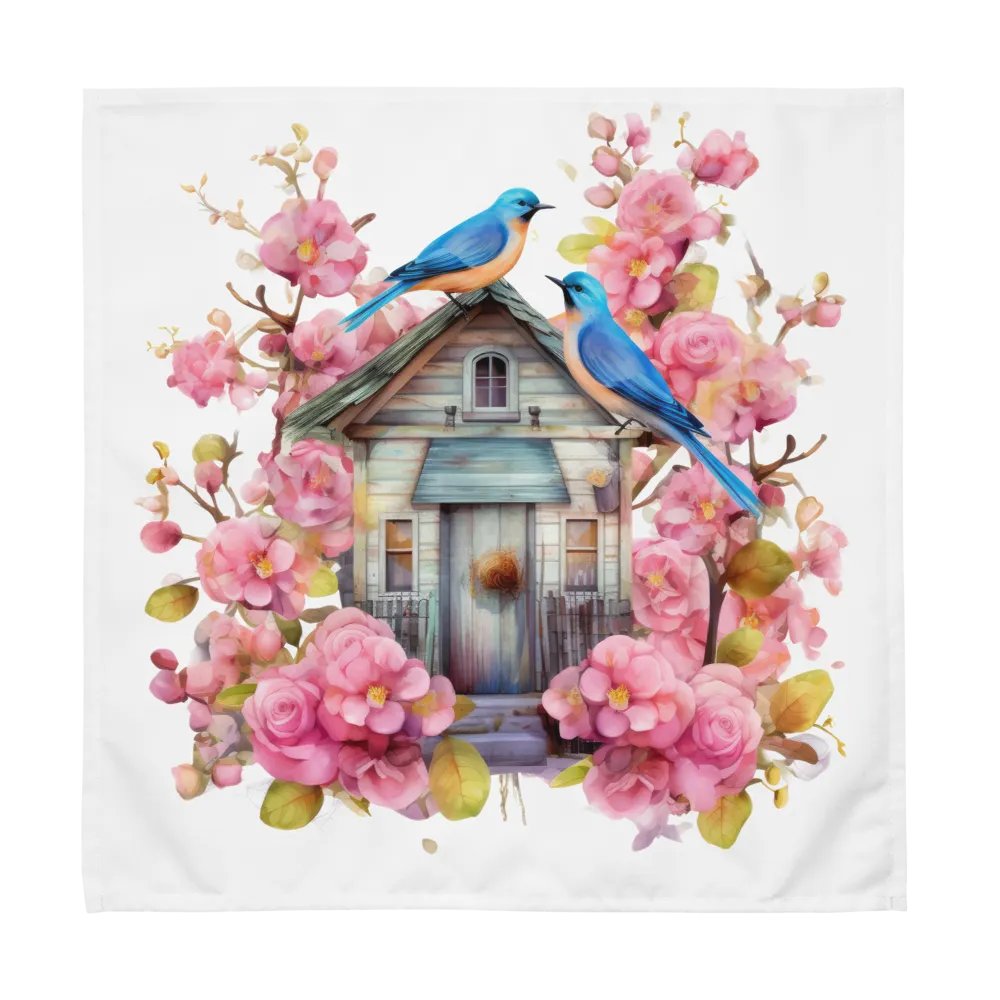 Whimsical Birdhouse Cloth Napkin Set product image (9)