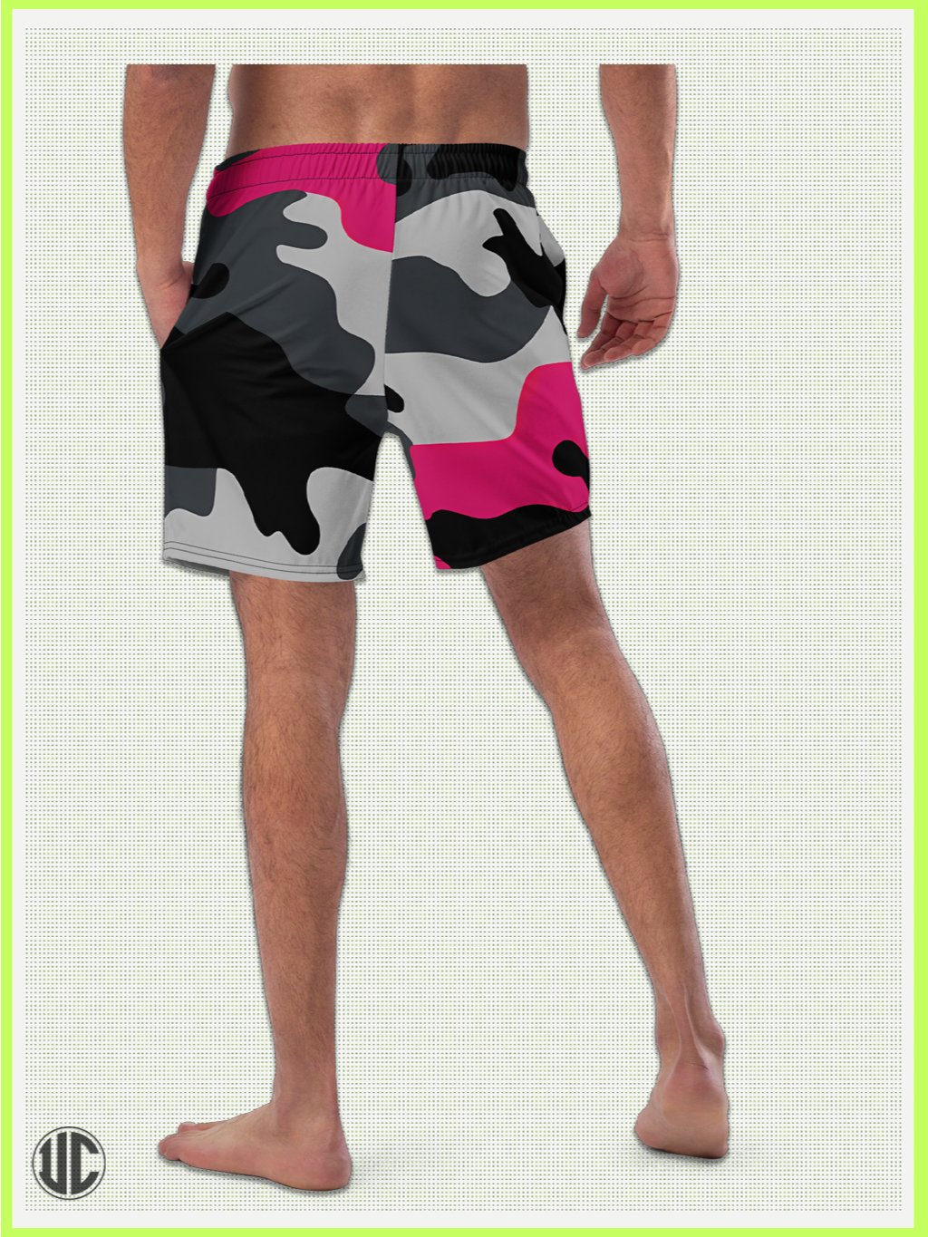 Savage Pink Camo - Men’s Swim Trunks product image (3)
