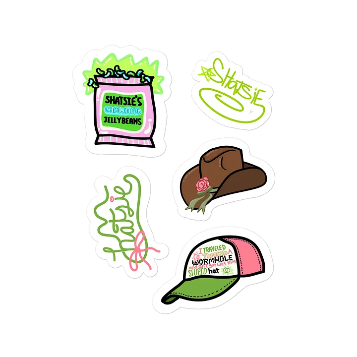 Hatsie/ Shatsie Sticker Sheet product image (2)