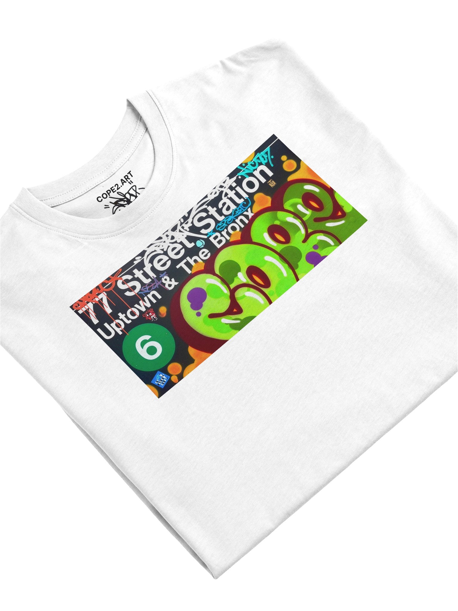 COPE 2 - 6 LINE UPTOWN BRONX T-SHIRT - WHITE product image (3)