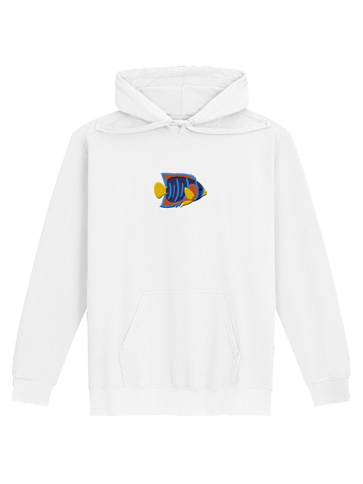 Juvenile Queen Angelfish Embroidered Hoodie | Saltwater Reef Aquarium & Ocean Lover Apparel product image (17)