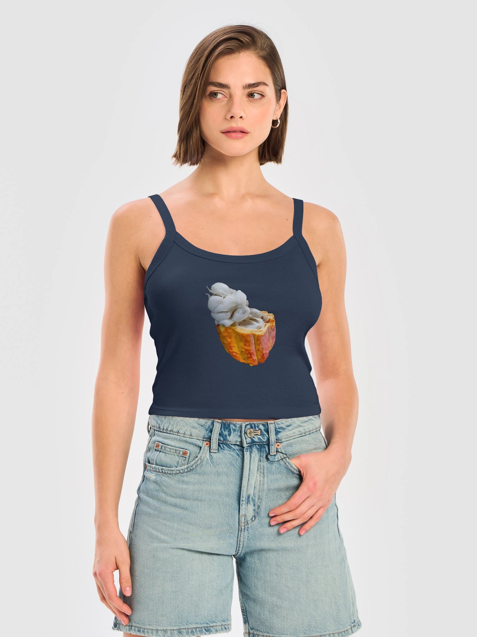 Caribbean Apples - CoCao West Indies Minimal | Women's Micro-Rib Tank Top | 6 Colors product image (2)