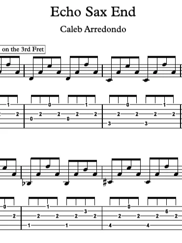 Echo Sax End by Caleb Arredondo product image (2)