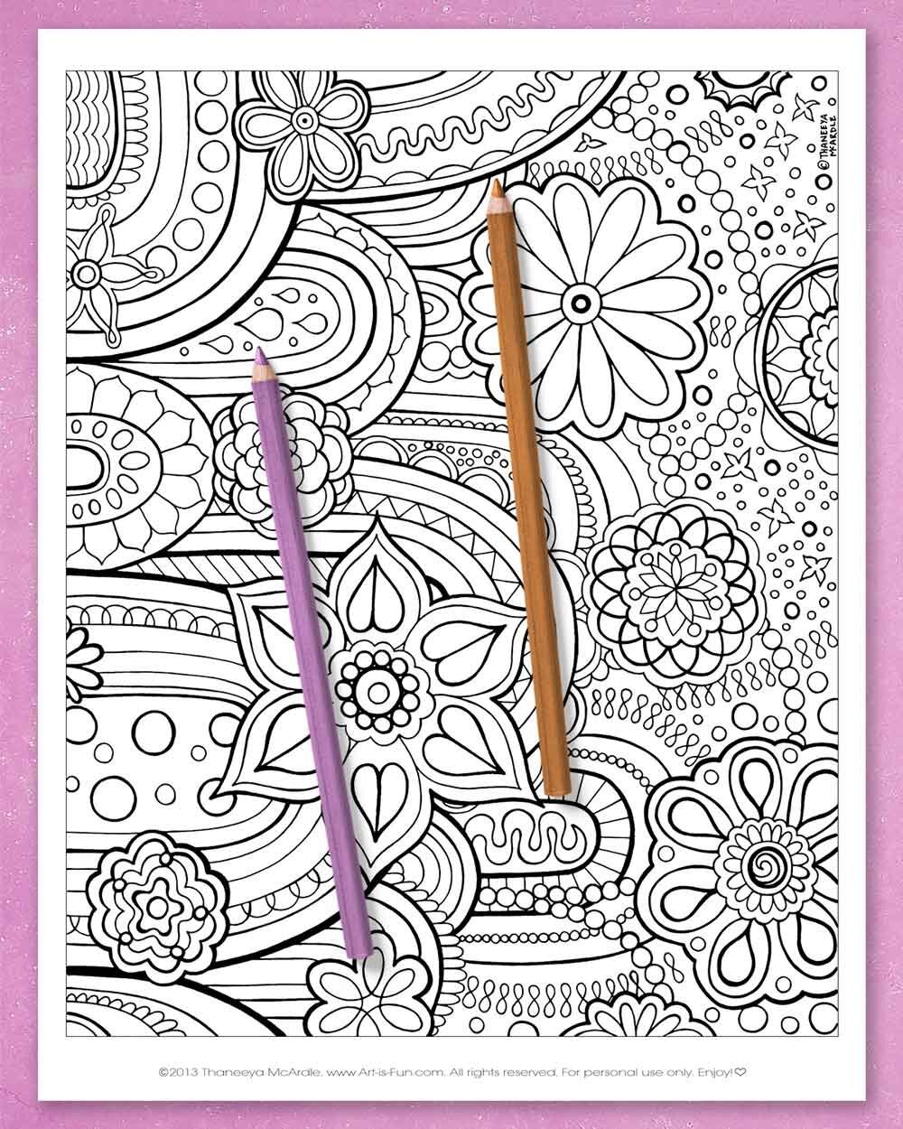 Abstract Coloring Pages product image (10)