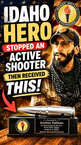 Idaho Hero Jordan Salinas Honored After Twin Falls Shooting | Money Metals

Idaho hero Jordan Salinas stepped up during the T...