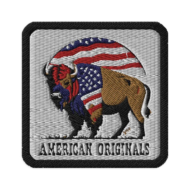 American Originals Bison Embroidery Patches product image (1)