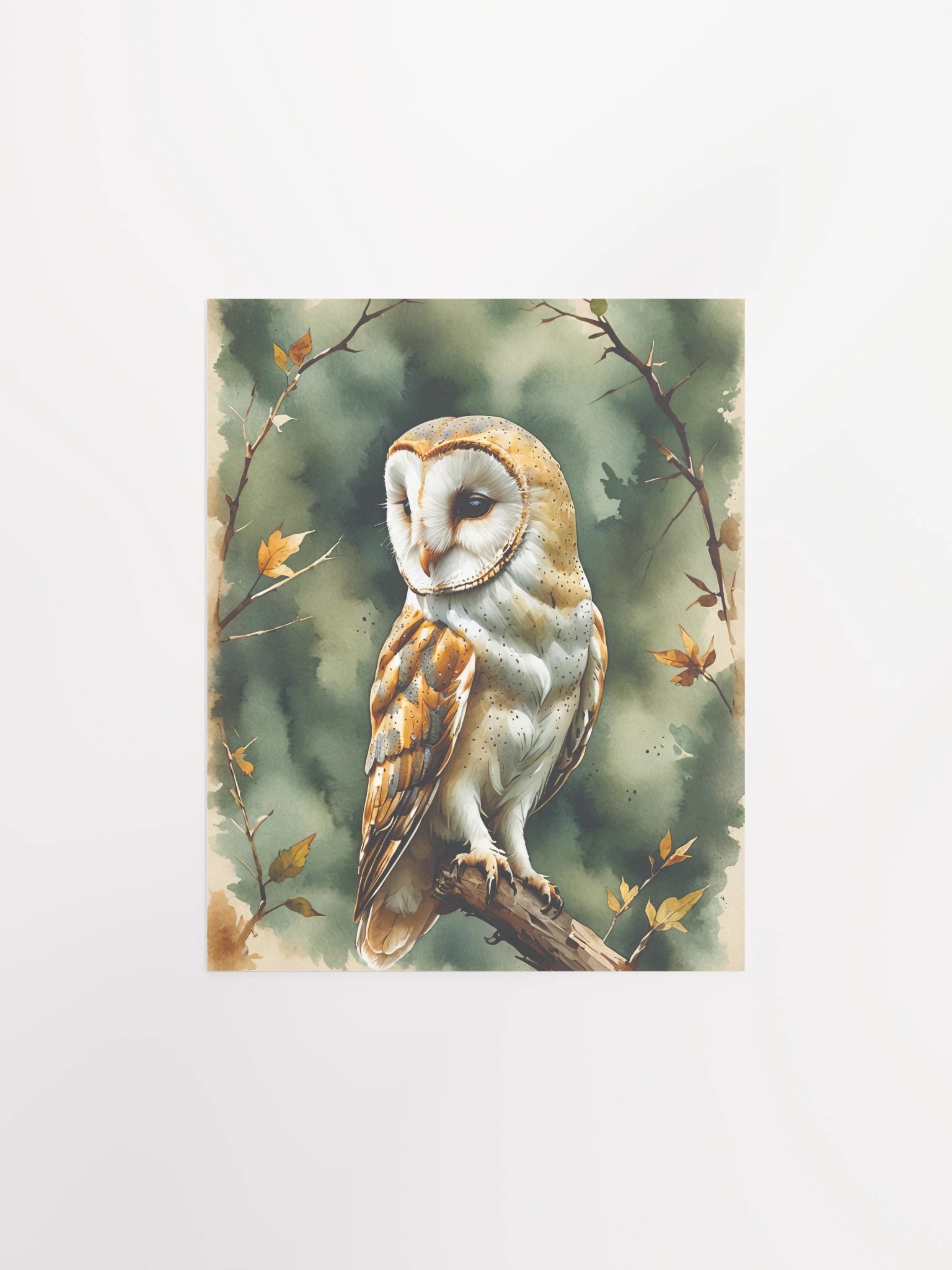 Barn Owl Matte Poster product image (2)