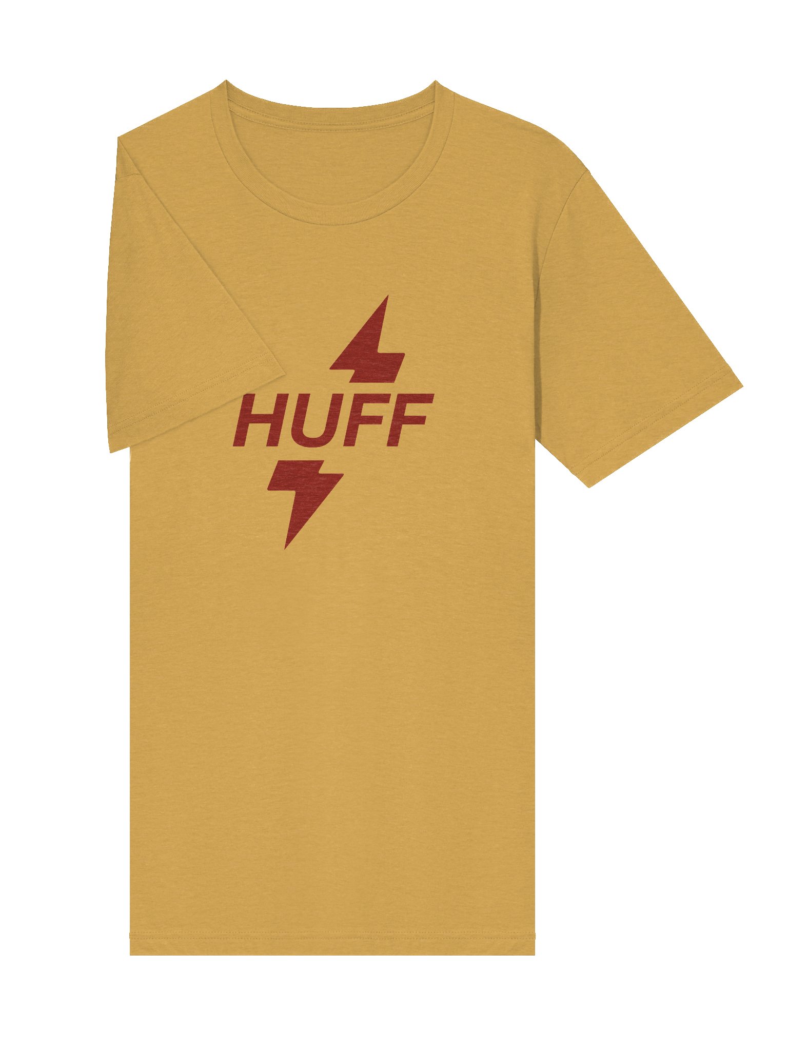 Huff Bolt Short Sleeve T-Shirt Yellow (Large Logo) product image (5)