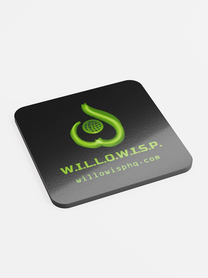 WILLOWISP Field Cork Coaster (black) product image (2)