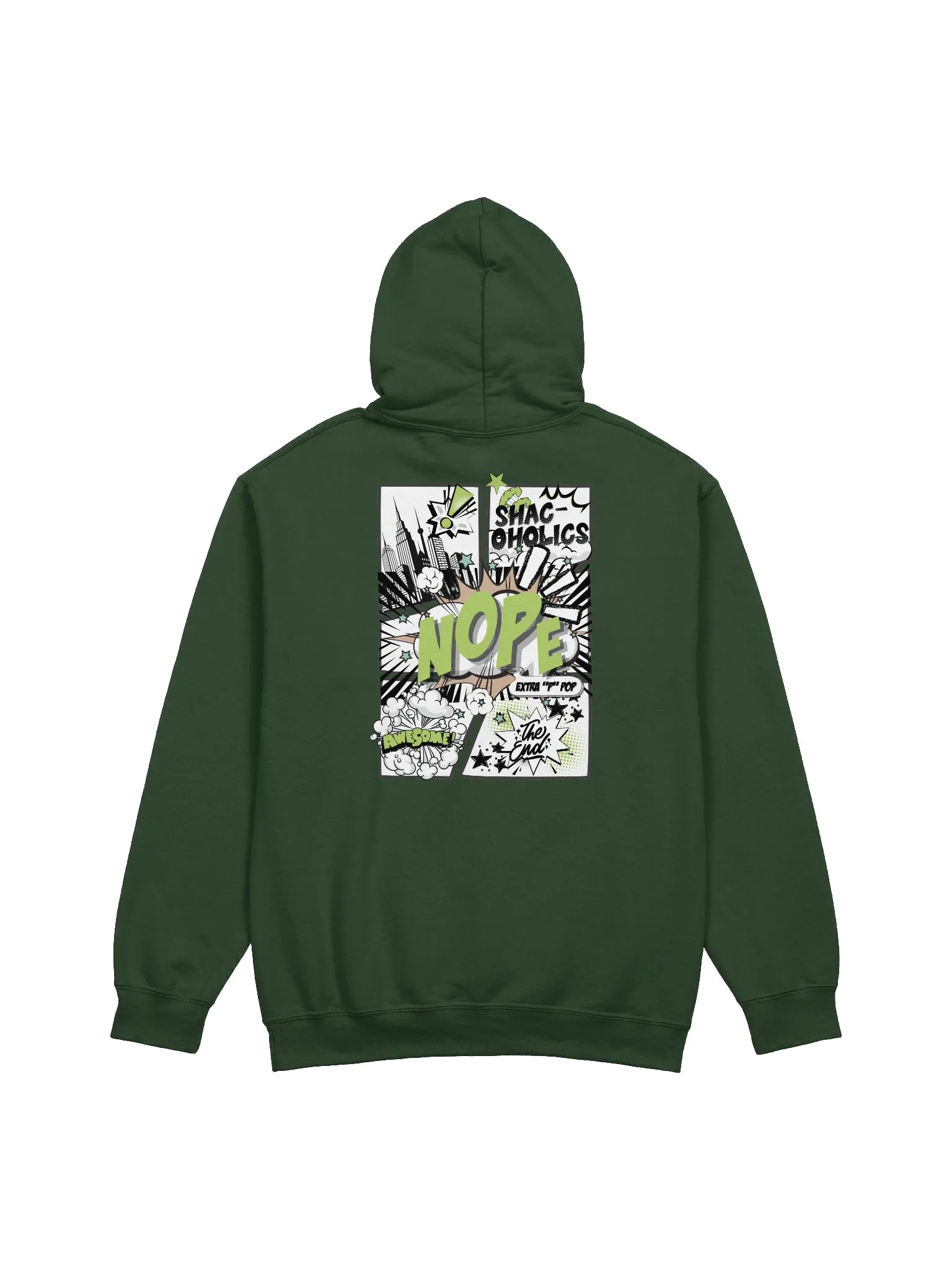 Explosive Green NoPe Shac-oholics Hoodie product image (2)