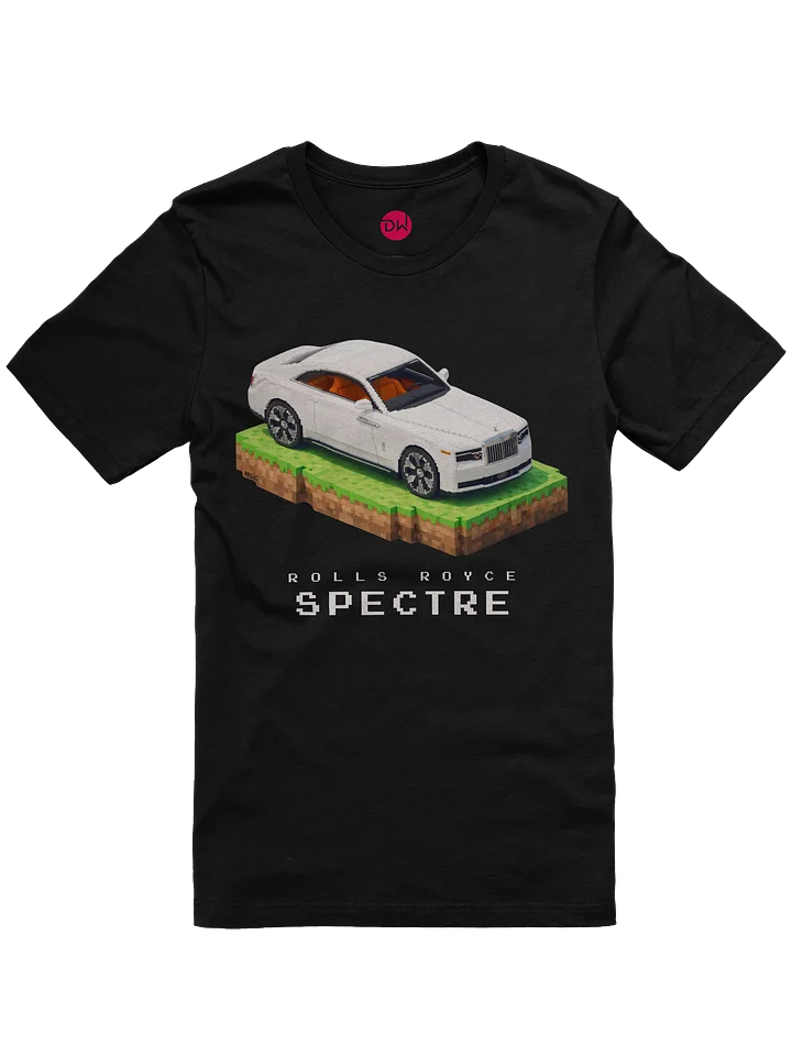 White Rolls Royce Spectre Shirt (Pixel, Retro, Minecraft) product image (1)