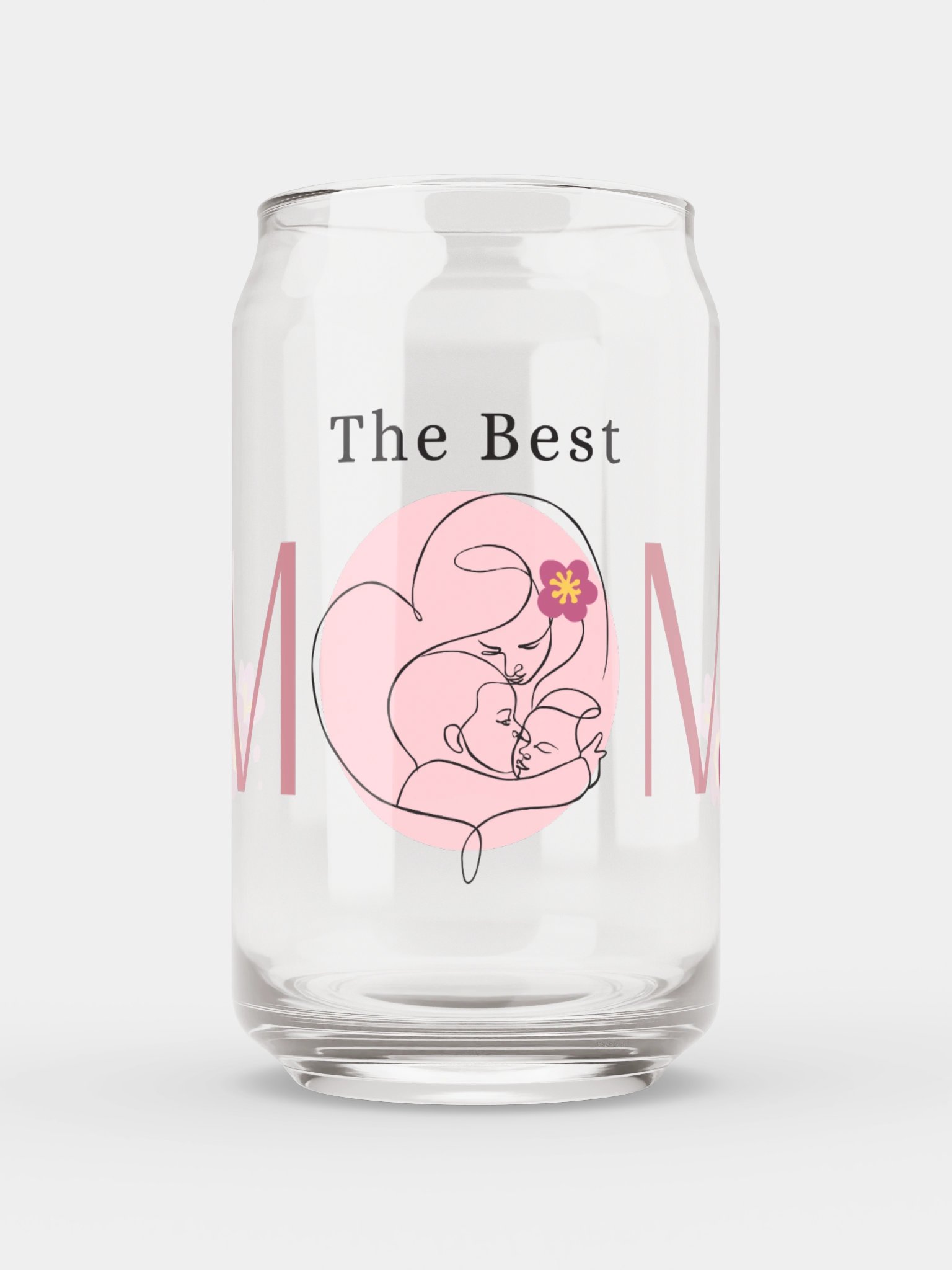 The Best Mom Can Glass product image (1)