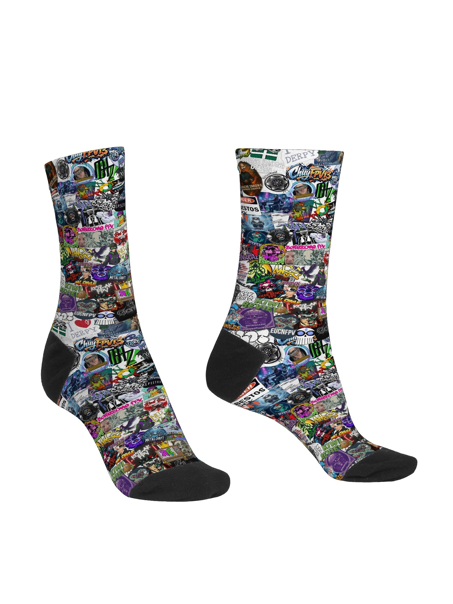 2026 Sticker Bomb Socks product image (3)