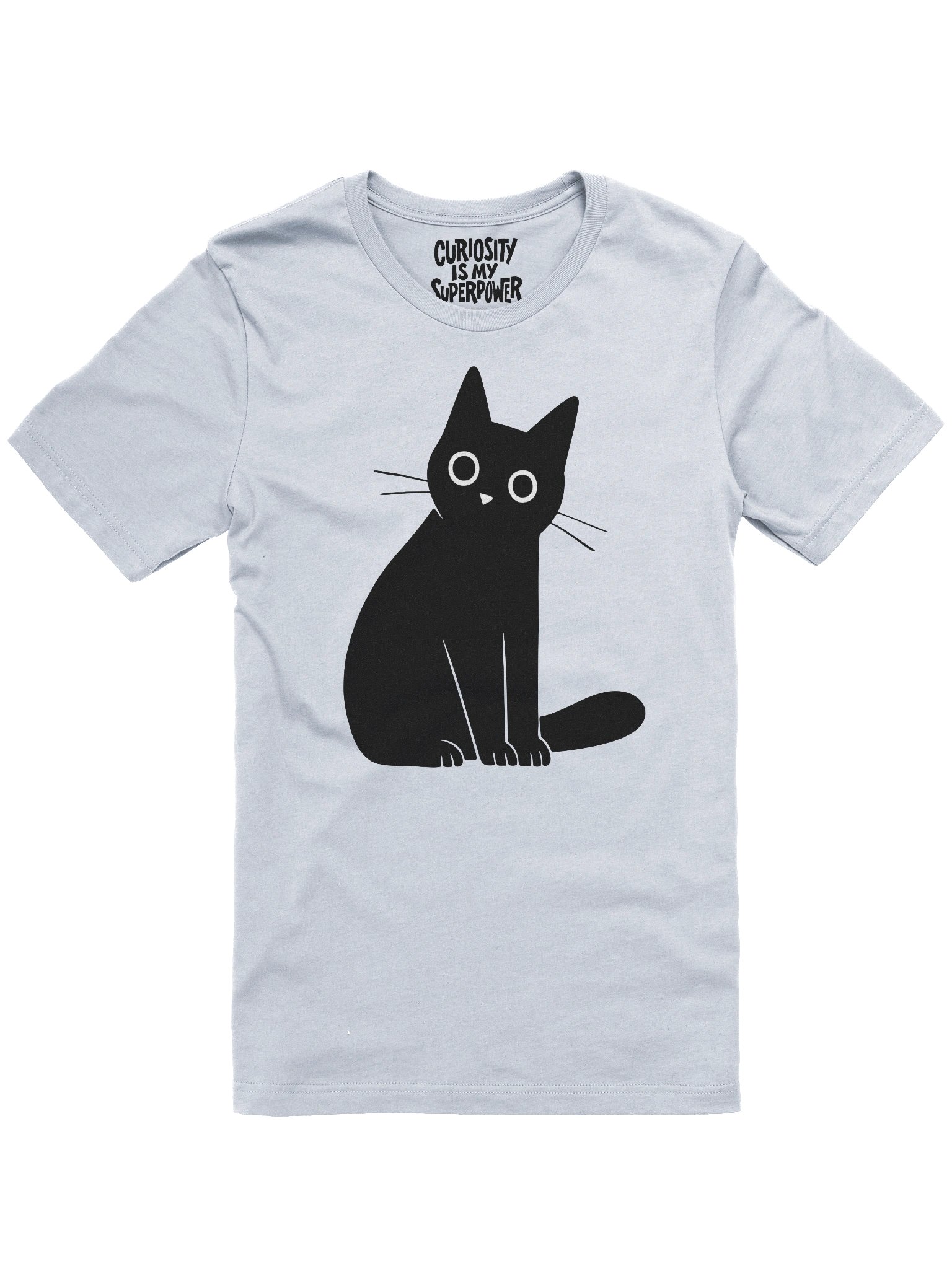 Curious Black Cat T-Shirt product image (1)