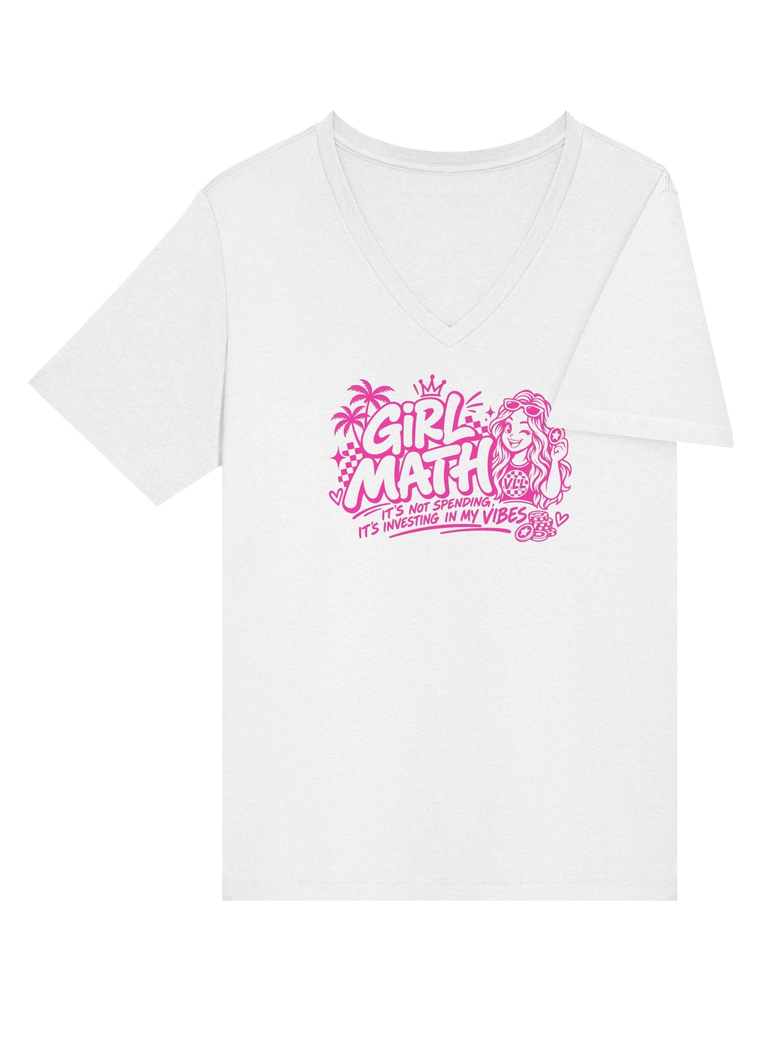 Girl Math V-Neck product image (13)