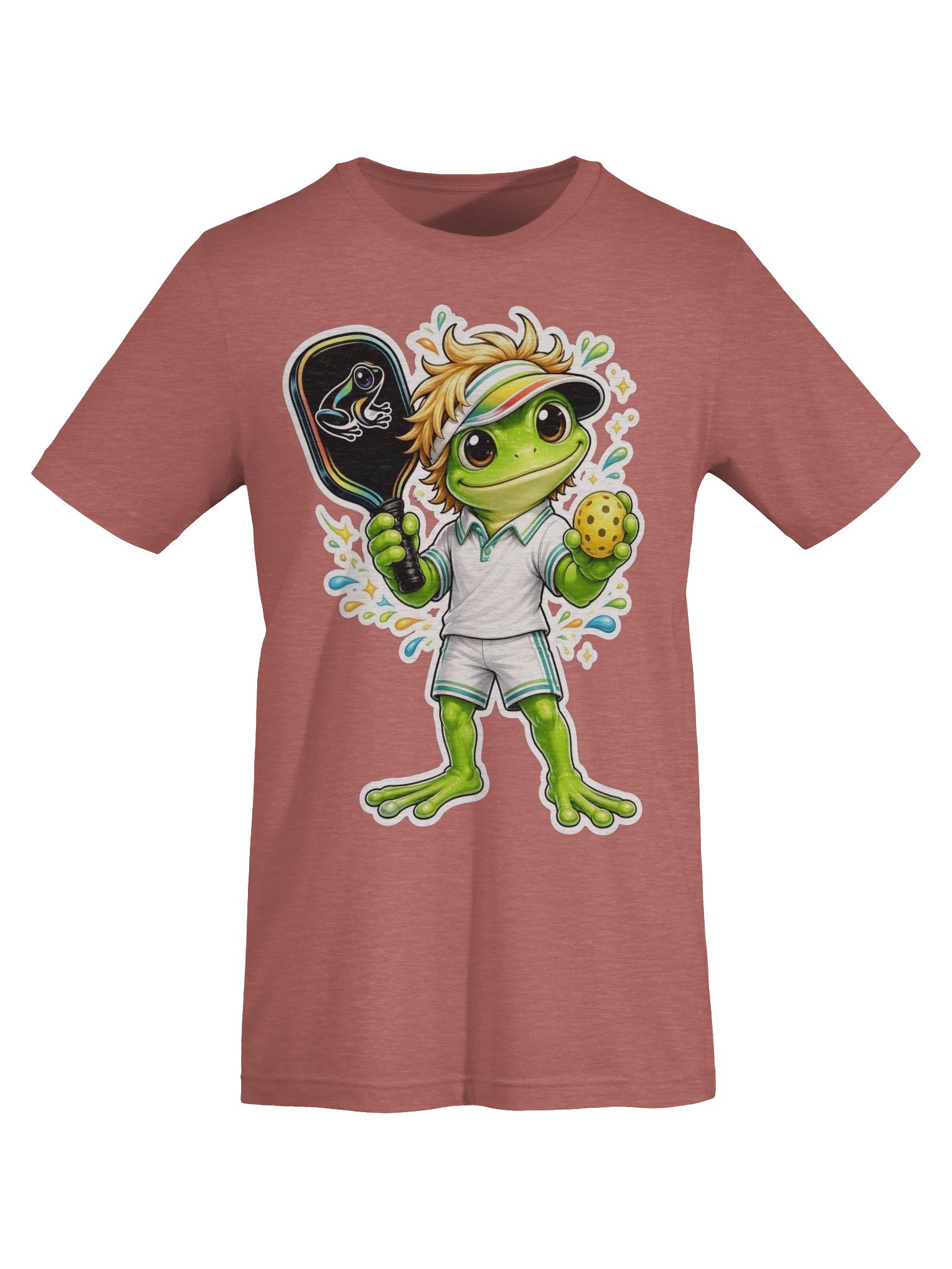 Frog Pickleball Cartoon Tee product image (50)