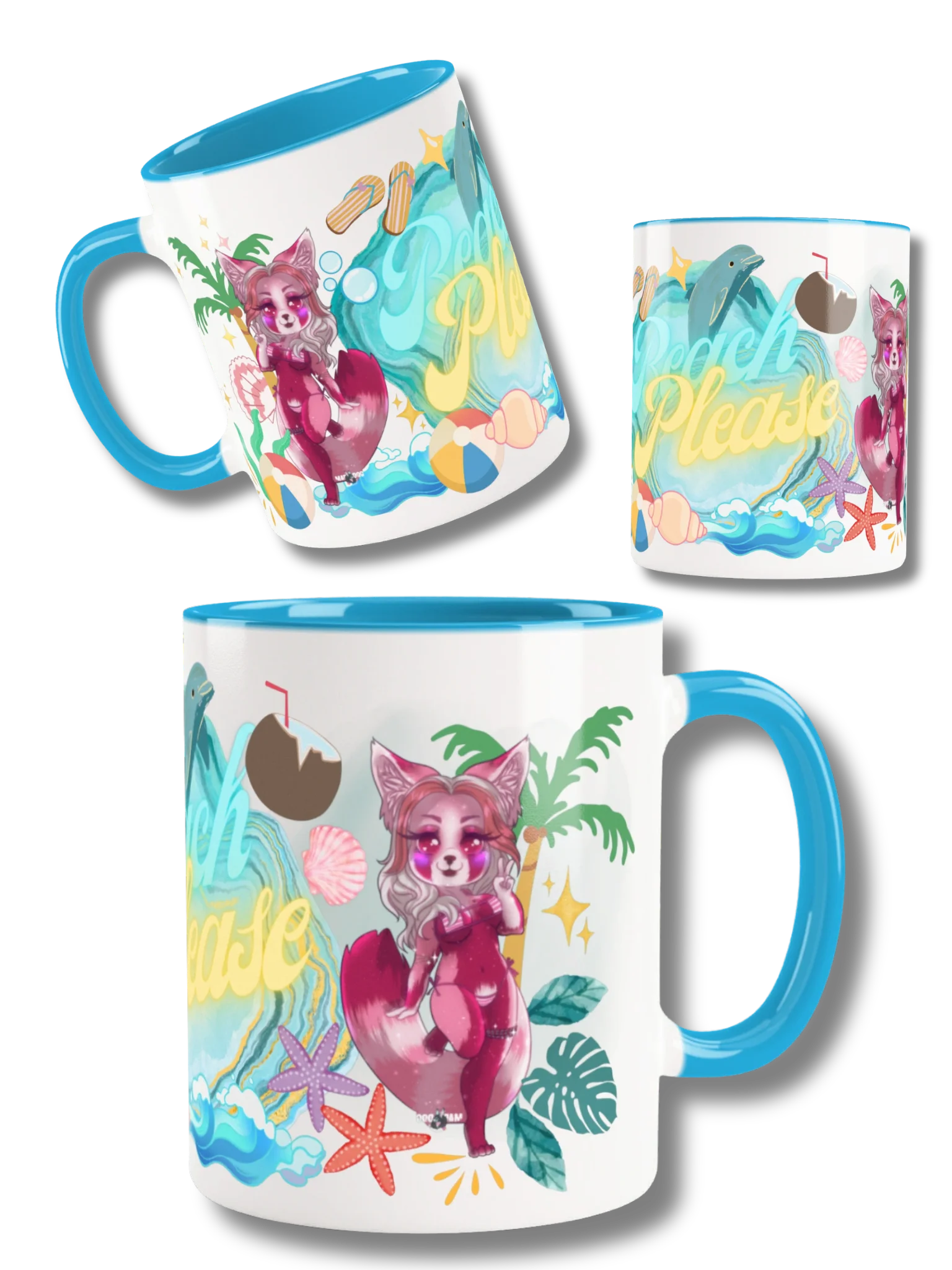 Beach Please V2 - Ceramic Mug product image (1)