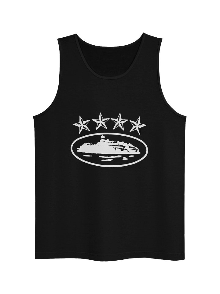 Corteiz 4Starz Alcatraz Tank Top Black product image (1)